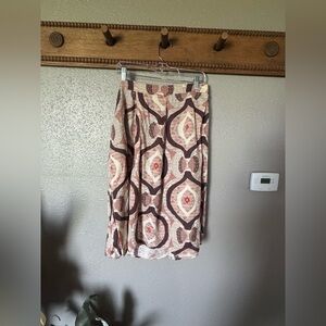 Cost Plus World Market Geometric Midi Skirt